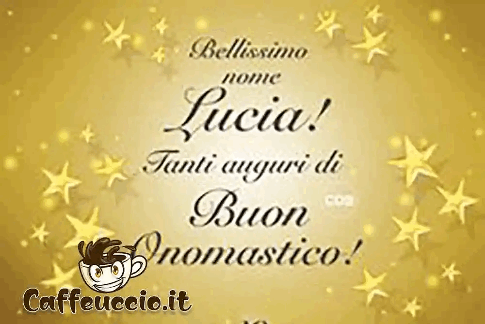 buon onomastico lucia